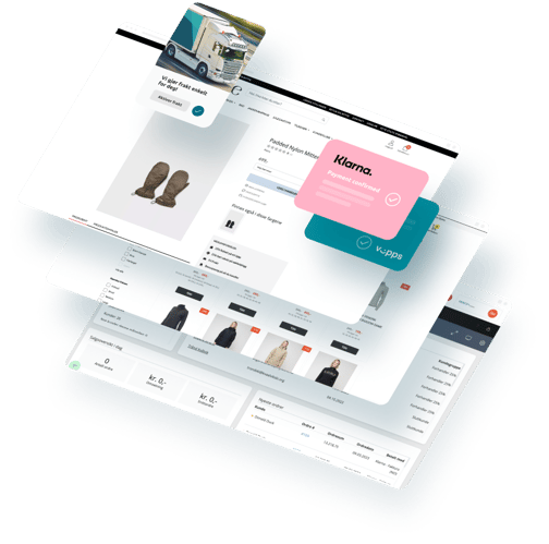 Flere av våre nettbutikker som vises på mobile enheter. Flere av våre nettbutikker som vises på mobile enheter.